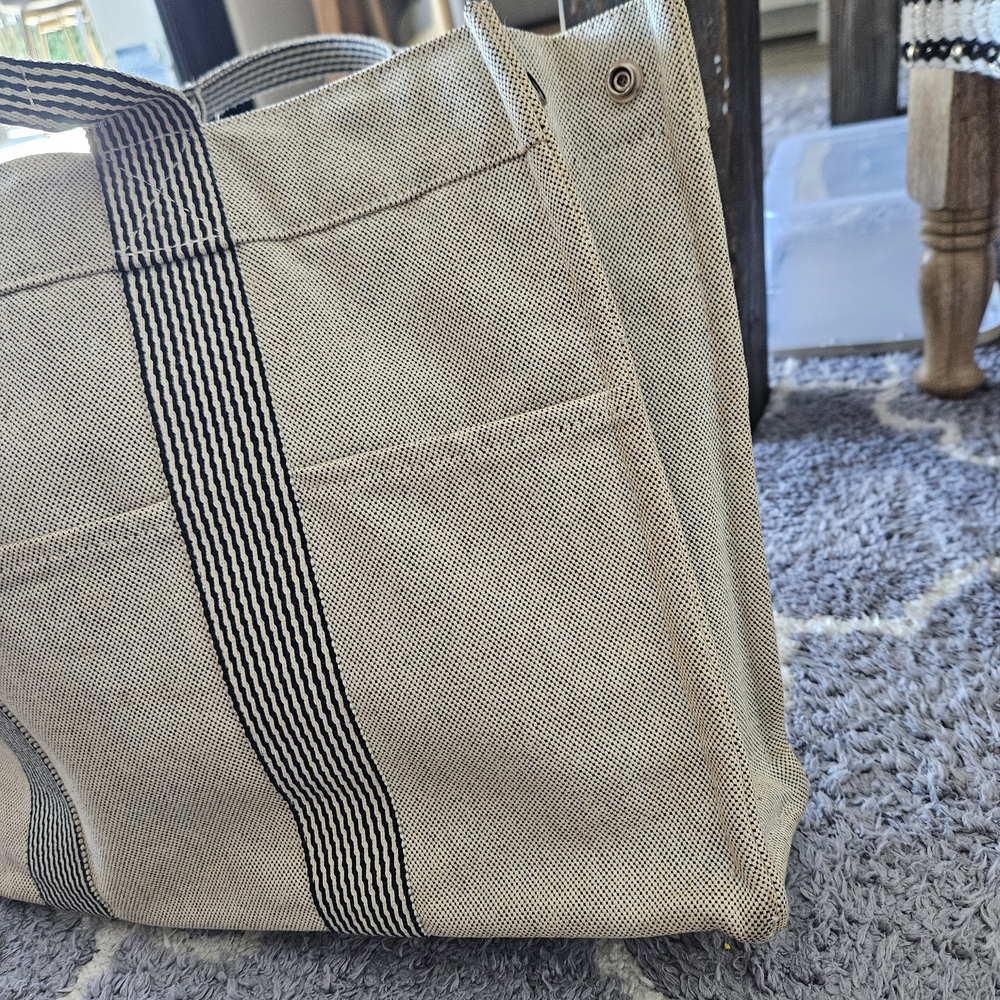 Hermes Canvas Tote Bag - Picture 8 of 9
